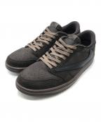 NIKE×Travis Scottナイキ×トラヴィススコット）の古着「AIR JORDAN 1 LOW OG VELVET BROWN」｜ブラウン