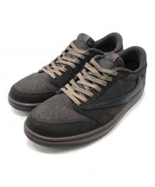 NIKE×Travis Scott（ナイキ×トラヴィススコット）の古着「AIR JORDAN 1 LOW OG VELVET BROWN」｜ブラウン