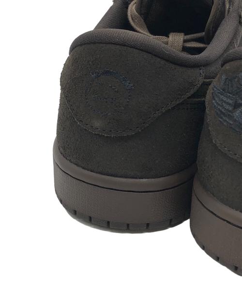 NIKE（ナイキ）NIKE (ナイキ) TRAVIS SCOTT (トラヴィススコット) AIR JORDAN 1 LOW OG VELVET BROWN ブラウン サイズ:27cmの古着・服飾アイテム