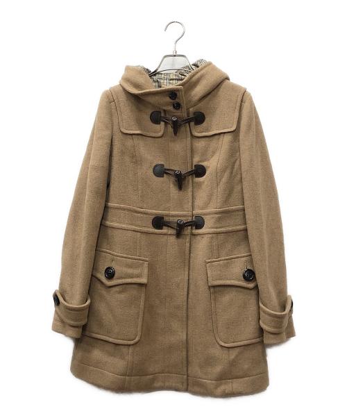 BURBERRY BLUE LABEL（バーバリーロンドンブルーレーベル）BURBERRY BLUE LABEL (バーバリーロンドンブルーレーベル) ダッフルコート ベージュ サイズ:40の古着・服飾アイテム