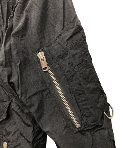 DIESEL（ディーゼル）DIESEL (ディーゼル) ナイロンMA-1ジャケット ブラック サイズ:Lの古着・服飾アイテム