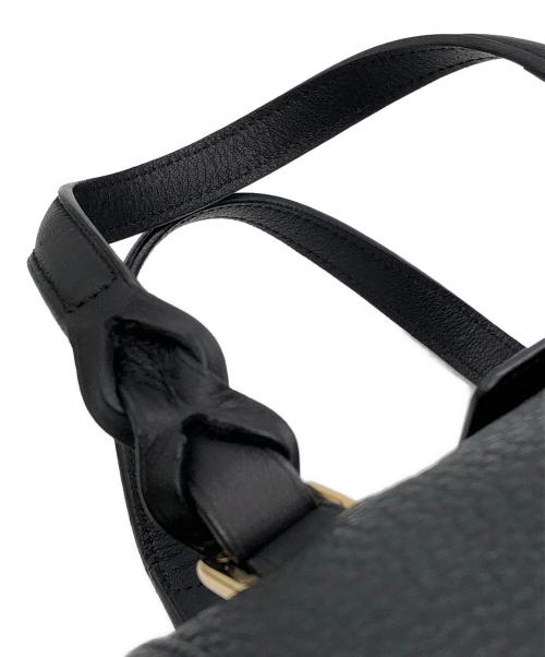 LOEWE（ロエベ）LOEWE (ロエベ) アナグラム 2WAYレザーミニボストンバッグ ブラック サイズ:下記参照の古着・服飾アイテム