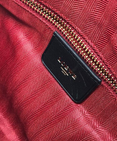 LOEWE（ロエベ）LOEWE (ロエベ) アナグラム 2WAYレザーミニボストンバッグ ブラック サイズ:下記参照の古着・服飾アイテム