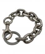 HIDAKAヒダカ）の古着「CUT OVAL BRACELET」｜シルバー