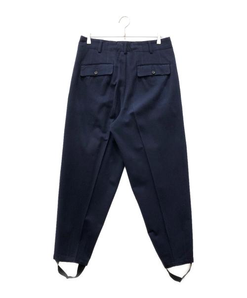 Yohji Yamamoto pour homme（ヨウジヤマモト プールオム）Yohji Yamamoto pour homme (ヨウジヤマモト プールオム) ウール2タックパンツ ネイビー サイズ:Mの古着・服飾アイテム