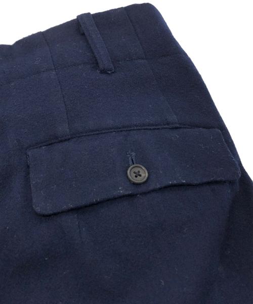 Yohji Yamamoto pour homme（ヨウジヤマモト プールオム）Yohji Yamamoto pour homme (ヨウジヤマモト プールオム) ウール2タックパンツ ネイビー サイズ:Mの古着・服飾アイテム