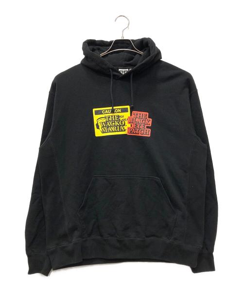 THE BLACK EYE PATCH（ブラックアイパッチ）THE BLACK EYE PATCH (ブラックアイパッチ) WACKO MARIA (ワコマリア) プルオーバーパーカー ブラック サイズ:XLの古着・服飾アイテム