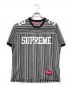 SUPREMEシュプリーム）の古着「Open Knit Football Top」｜ブラック