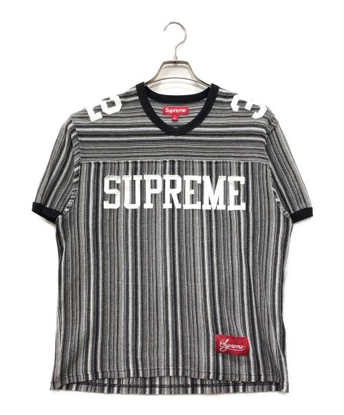 SUPREME（シュプリーム）SUPREME (シュプリーム) Open Knit Football Top ブラック サイズ:Sの古着・服飾アイテム