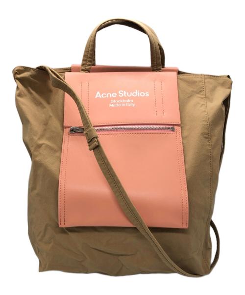 Acne studios（アクネ ストゥディオス）Acne studios (アクネ ストゥディオス) 2WAYバッグ ベージュ サイズ:下記参照の古着・服飾アイテム