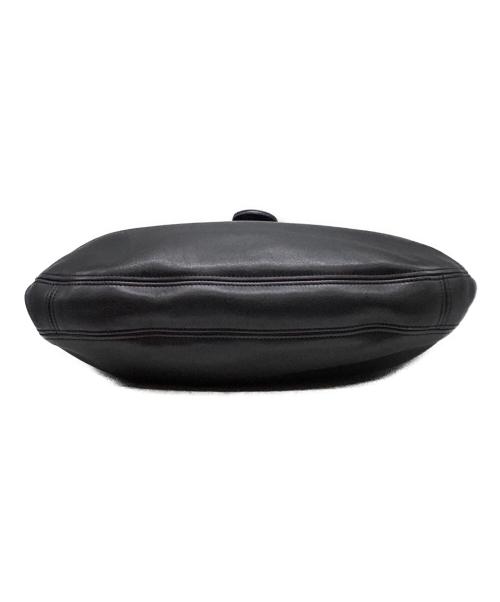 COACH（コーチ）COACH (コーチ) Eldridge Hobo レザーショルダーバッグ ブラック サイズ:下記参照の古着・服飾アイテム