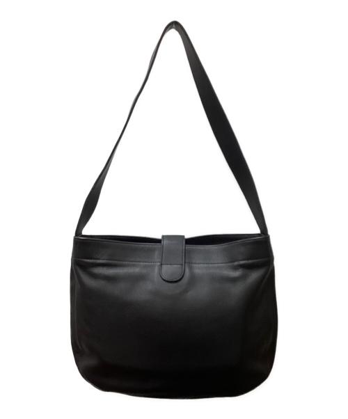 COACH（コーチ）COACH (コーチ) Eldridge Hobo レザーショルダーバッグ ブラック サイズ:下記参照の古着・服飾アイテム