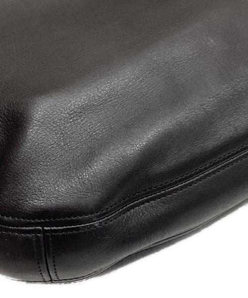 COACH（コーチ）COACH (コーチ) Eldridge Hobo レザーショルダーバッグ ブラック サイズ:下記参照の古着・服飾アイテム