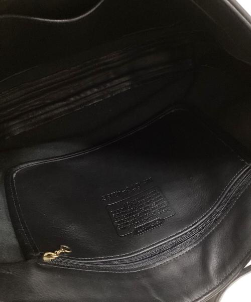 COACH（コーチ）COACH (コーチ) Eldridge Hobo レザーショルダーバッグ ブラック サイズ:下記参照の古着・服飾アイテム