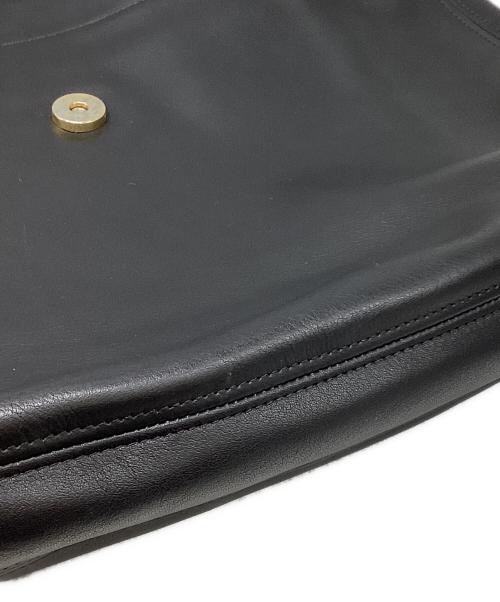 COACH（コーチ）COACH (コーチ) Eldridge Hobo レザーショルダーバッグ ブラック サイズ:下記参照の古着・服飾アイテム