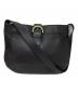 COACH（コーチ）の古着「Eldridge Hobo レザーショルダーバッグ」｜ブラック