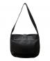 COACH (コーチ) Eldridge Hobo レザーショルダーバッグ ブラック サイズ:下記参照：13000円