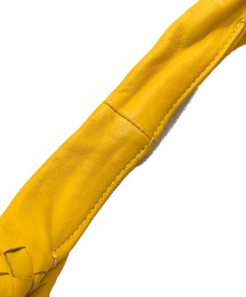 BOTTEGA VENETA（ボッテガベネタ）BOTTEGA VENETA (ボッテガベネタ) イントレチャート ホーボー レザー ワンショルダーバッグ イエロー サイズ:下記参照の古着・服飾アイテム