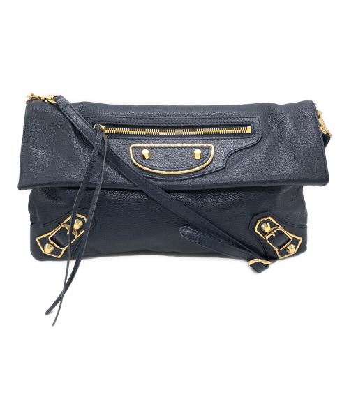 BALENCIAGA（バレンシアガ）BALENCIAGA (バレンシアガ) エンペローブ ショルダーバッグ ネイビー サイズ:下記参照の古着・服飾アイテム