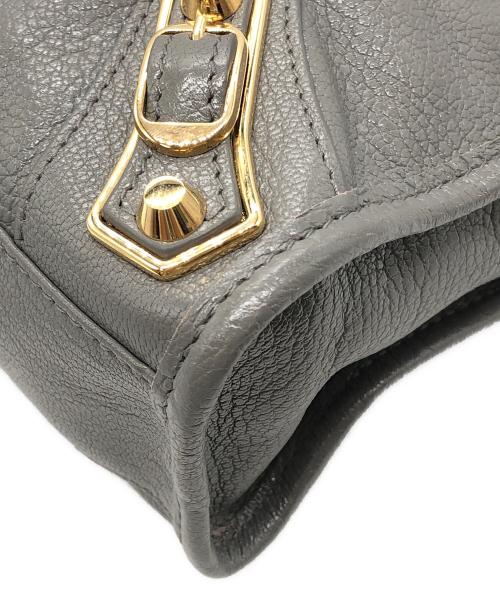 BALENCIAGA（バレンシアガ）BALENCIAGA (バレンシアガ) ミニシティ 2way ハンドバッグ グレー サイズ:下記参照の古着・服飾アイテム