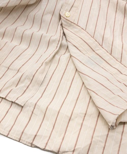 RRL（ダブルアールエル）RRL (ダブルアールエル) 長袖ストライプシャツ ベージュ サイズ:Mの古着・服飾アイテム