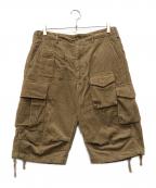 Engineered Garments×BEAMS PLUSエンジニアドガーメンツ×ビームスプラス）の古着「BDU 3/4 Shorts」｜ベージュ