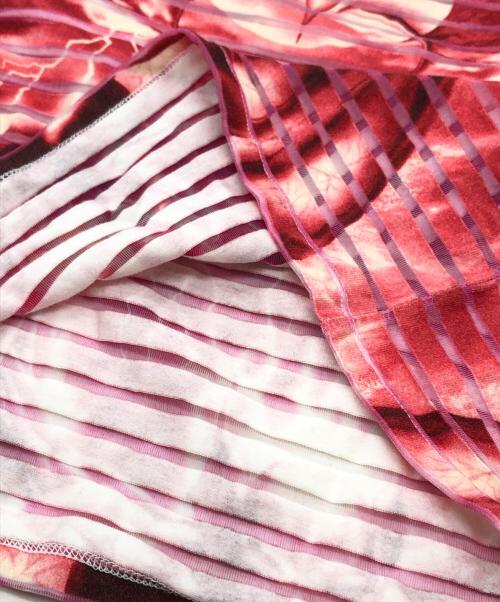 Jean Paul GAULTIER（ジャンポールゴルチェ）Jean Paul GAULTIER (ジャンポールゴルチェ) パワーネットタンクトップ ピンク サイズ:Lの古着・服飾アイテム