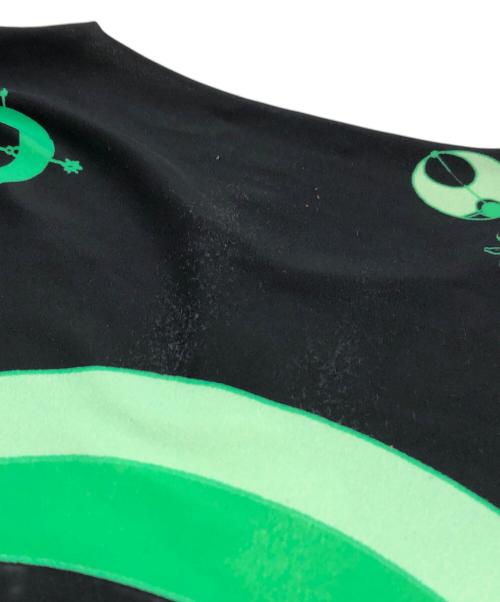 MARINE SERRE（マリーンセル）marine serre (マリーンセル) 総柄セカンドスキン ブラック サイズ:Lの古着・服飾アイテム