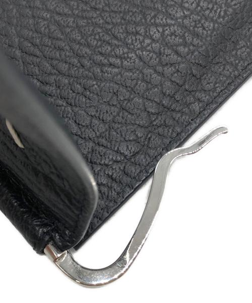 Maison Margiela（メゾンマルジェラ）Maison Margiela (メゾンマルジェラ) マネークリップ付き2つ折り財布 ブラック サイズ:下記参照の古着・服飾アイテム