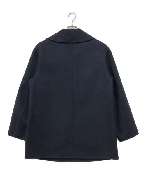 icB（アイシービー）icB (アイシービー) WoolRever ショートコート ネイビー サイズ:6（11）の古着・服飾アイテム