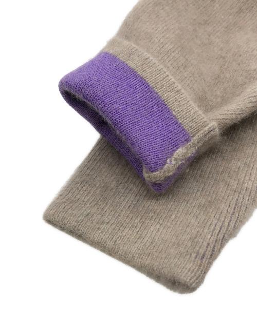 ELENDEEK（エレンディーク）ELENDEEK (エレンディーク) ラクーンミックス カーディガン グレー サイズ:01の古着・服飾アイテム