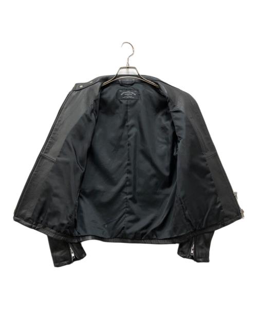 green label relaxing（グリーンレーベルリラクシング）green label relaxing (グリーンレーベルリラクシング) SC SOFT/COW S-ライダースジャケット ブラック サイズ:Sの古着・服飾アイテム