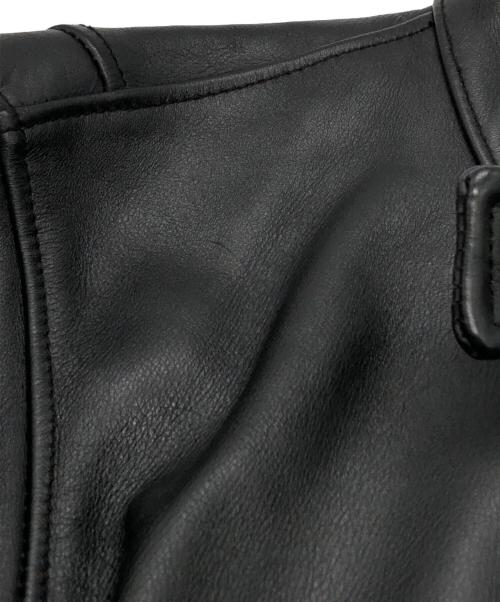 green label relaxing（グリーンレーベルリラクシング）green label relaxing (グリーンレーベルリラクシング) SC SOFT/COW S-ライダースジャケット ブラック サイズ:Sの古着・服飾アイテム