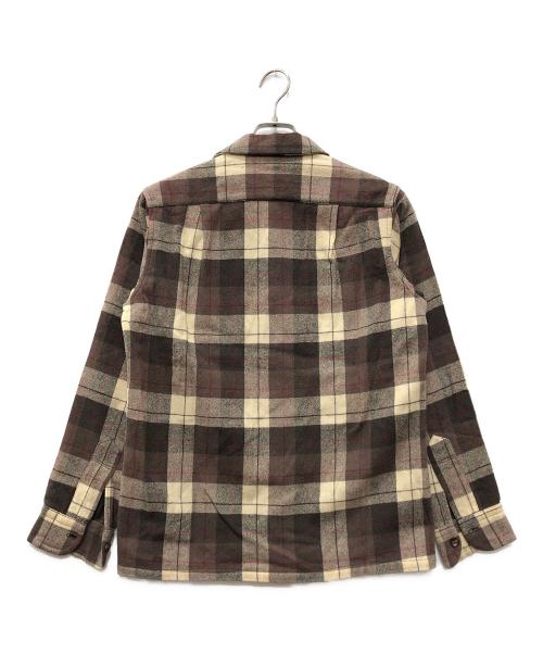 PENDLETON（ペンドルトン）PENDLETON (ペンドルトン) ウールチェックシャツ ブラウン サイズ:Sの古着・服飾アイテム