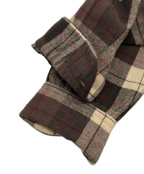PENDLETON（ペンドルトン）PENDLETON (ペンドルトン) ウールチェックシャツ ブラウン サイズ:Sの古着・服飾アイテム