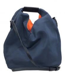 MM6 Maison Margiela（エムエムシックスメゾンマルジェラ）の古着「Japanese Cross Bag」｜ネイビー