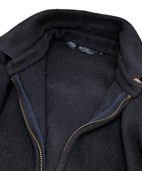 POLO RALPH LAUREN（ポロ・ラルフローレン）POLO RALPH LAUREN (ポロ・ラルフローレン) フリーススウィングトップ ネイビー サイズ:Lの古着・服飾アイテム