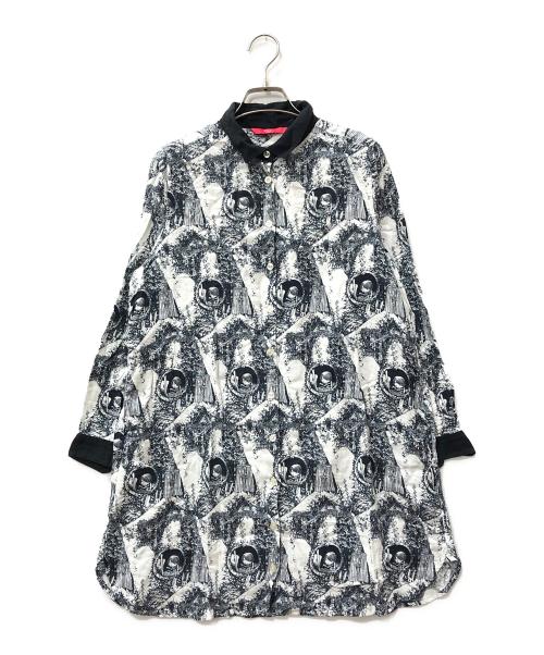 graniph（グラニフ）graniph (グラニフ) 総柄シャツ ホワイト サイズ:Fの古着・服飾アイテム