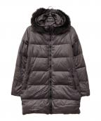 DUVETICAデュベティカ）の古着「KAPPAファーダウンコート」｜パープル