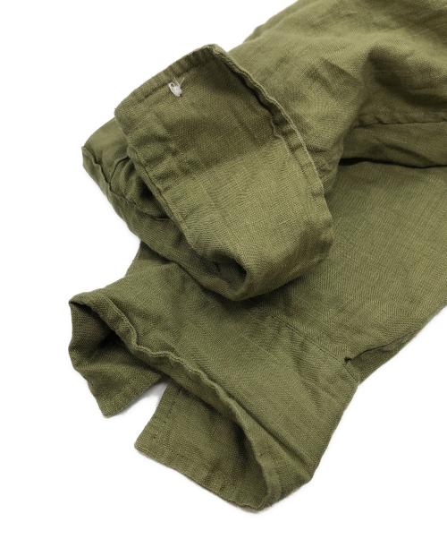 Porter Classic（ポータークラシック）Porter Classic (ポータークラシック) ロールアップ長袖リネンシャツ カーキ サイズ:Mの古着・服飾アイテム