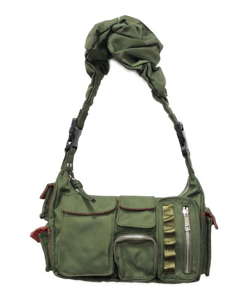 Ameri VINTAGE（アメリヴィンテージ）Ameri VINTAGE (アメリヴィンテージ) 2WAY SHOULDER MILITARY BAG グリーン サイズ:下記参照の古着・服飾アイテム