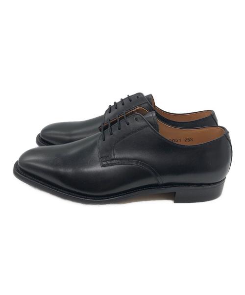 SCOTCH GRAIN（スコッチグレイン）SCOTCH GRAIN (スコッチグレイン) プレーントゥシューズ ブラック サイズ:25 1/2の古着・服飾アイテム