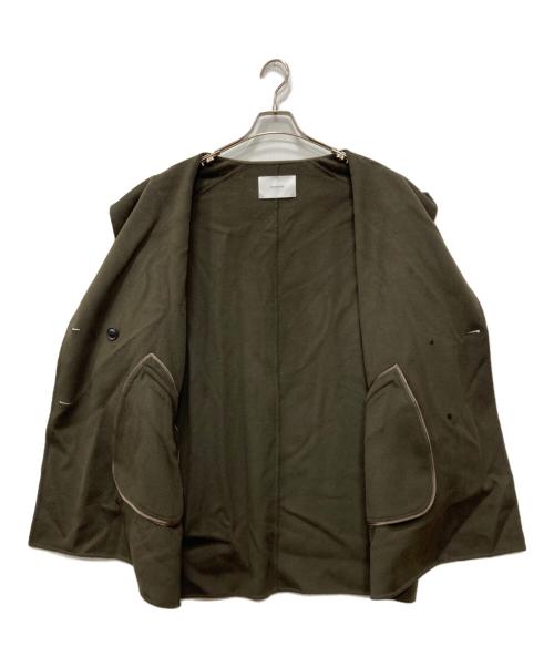 FRAMeWORK（フレームワーク）FRAMeWORK (フレームワーク) ハミルトンリバーテーラードコート オリーブ サイズ:36の古着・服飾アイテム