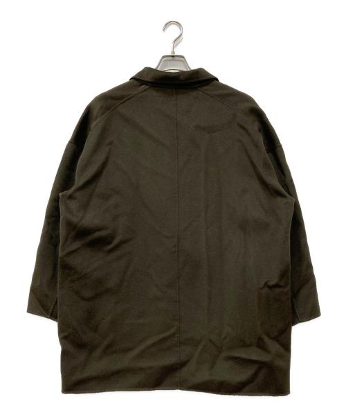 FRAMeWORK（フレームワーク）FRAMeWORK (フレームワーク) ハミルトンリバーテーラードコート オリーブ サイズ:36の古着・服飾アイテム