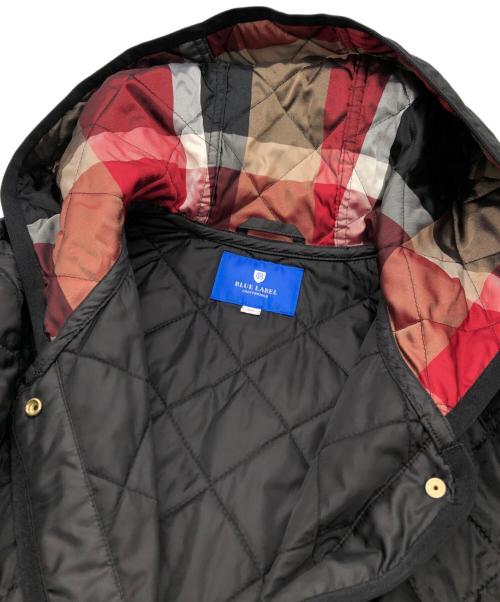 BLUE LABEL CRESTBRIDGE（ブルーレーベルクレストブリッジ）BLUE LABEL CRESTBRIDGE (ブルーレーベルクレストブリッジ) キルティングコート ブラック サイズ:36の古着・服飾アイテム
