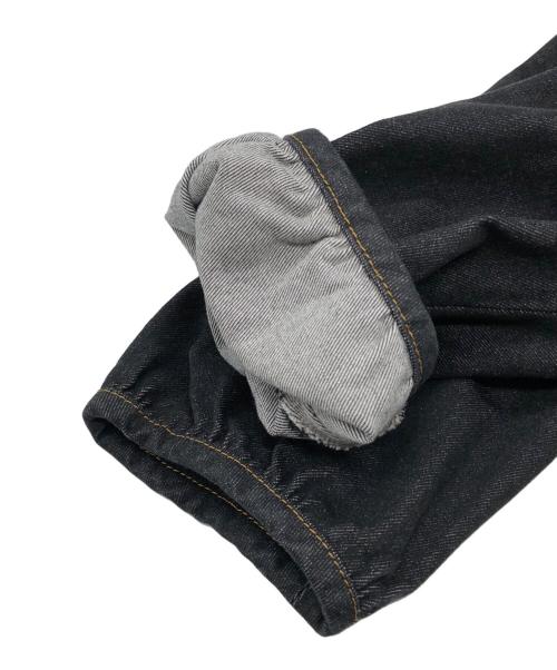 BORDERS at BALCONY（ボーダーズアットバルコニー）BORDERS AT BALCONY (ボーダーズアットバルコニー) STRETCH DENIM TOP インディゴ サイズ:36の古着・服飾アイテム