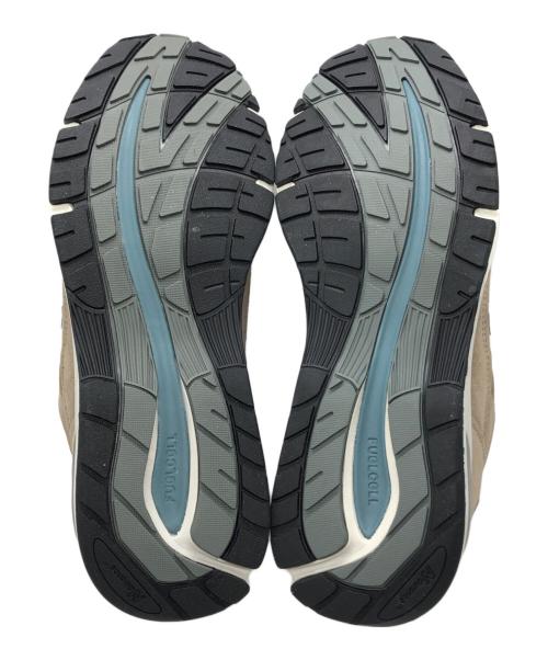 NEW BALANCE（ニューバランス）NEW BALANCE (ニューバランス) ローカットスニーカー ベージュ×グリーン サイズ:SIZE US8の古着・服飾アイテム