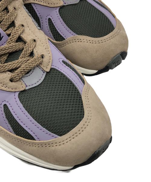 NEW BALANCE（ニューバランス）NEW BALANCE (ニューバランス) ローカットスニーカー ベージュ×グリーン サイズ:SIZE US8の古着・服飾アイテム