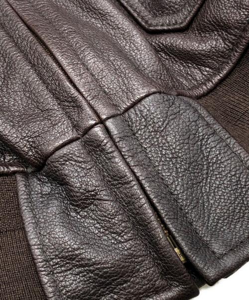 AVIREX（アヴィレックス）AVIREX (アヴィレックス) G-1フライトジャケット ブラウン サイズ:2XLの古着・服飾アイテム