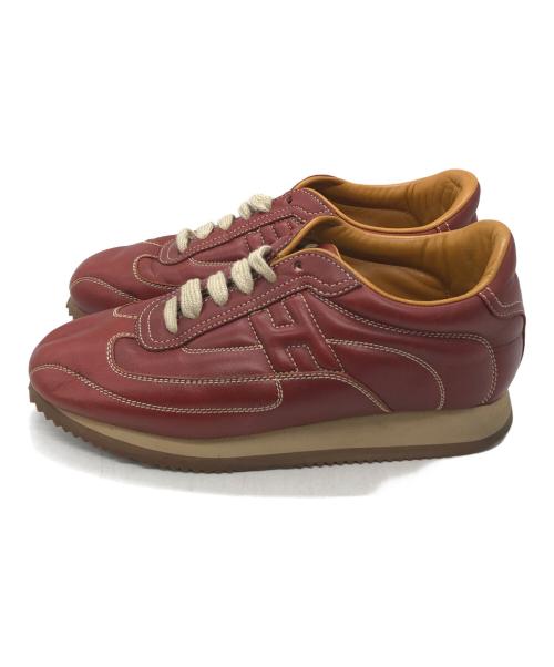 HERMES（エルメス）HERMES (エルメス) QUICK SNEAKER レッド サイズ:SIZE 36 1/2の古着・服飾アイテム